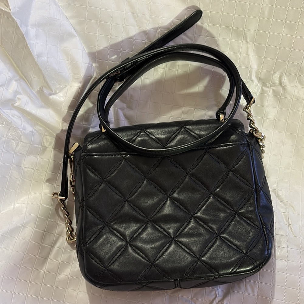Kate Spade Natalia Square Crossbody-black and gold - Picture 7 of 7